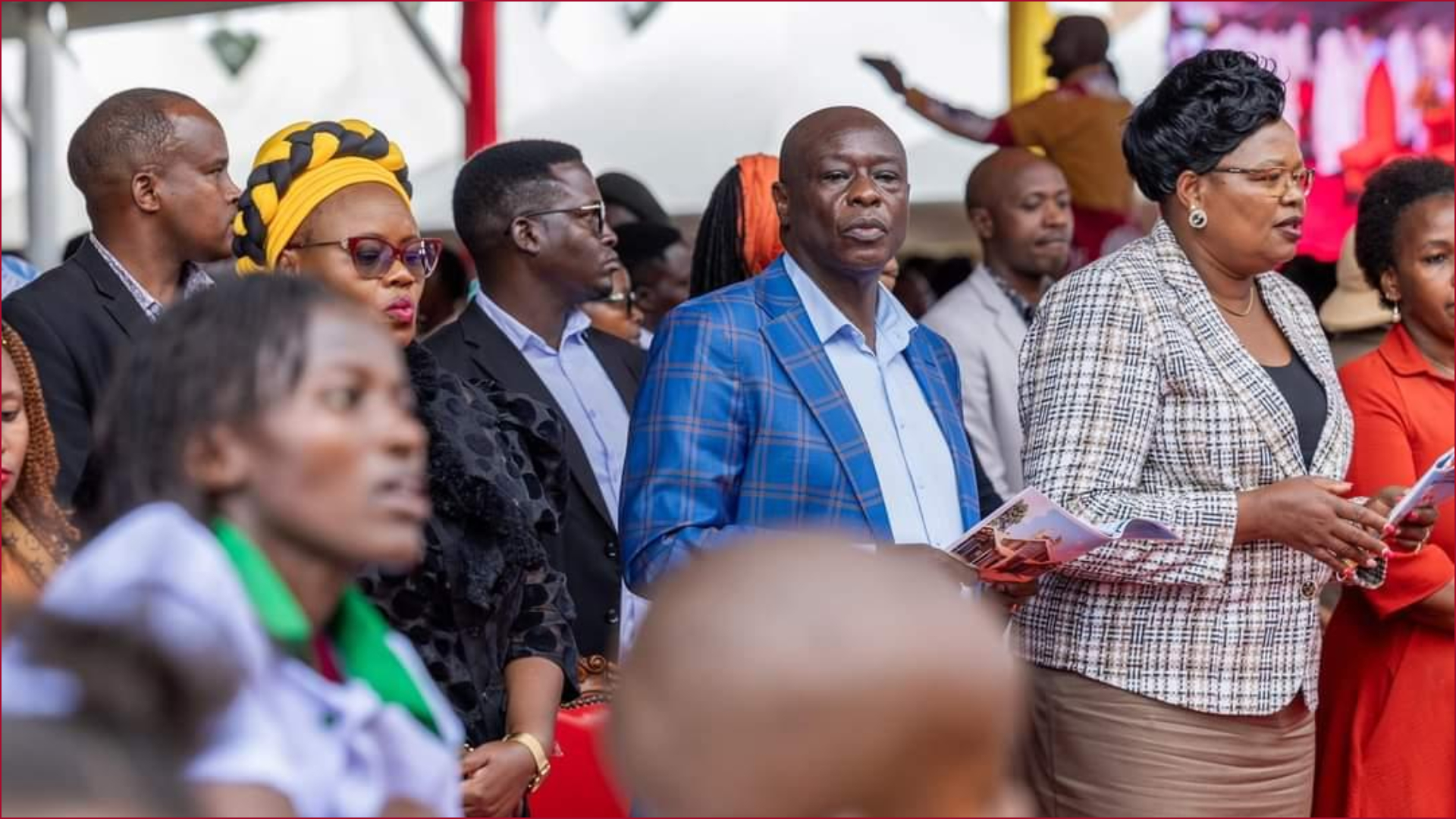 Former deputy president Rigathi Gachagua during a Catholic church event in Embu.